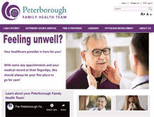 Tablet Screenshot of peterboroughfht.com